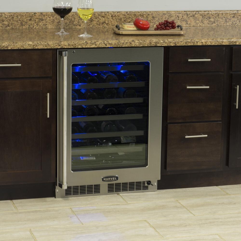 Marvel Professional 24-Inch Single Zone Wine Cellar with Lock - In Cabinet (right hinge model shown) thumbnail