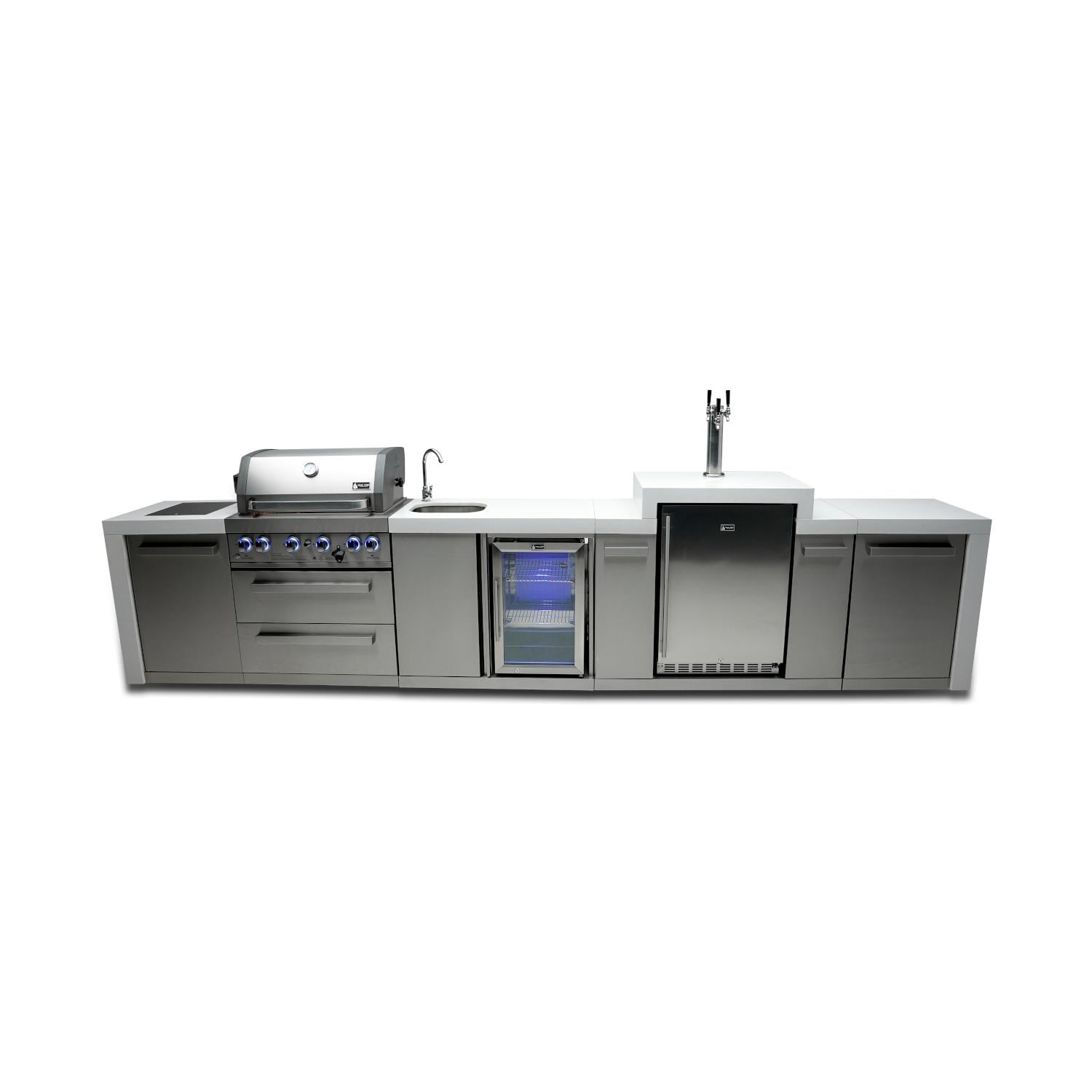 Mont Alpi MAi400-DKEGBEV 400 Deluxe Propane Island W/ Kegerator & Beverage Center thumbnail