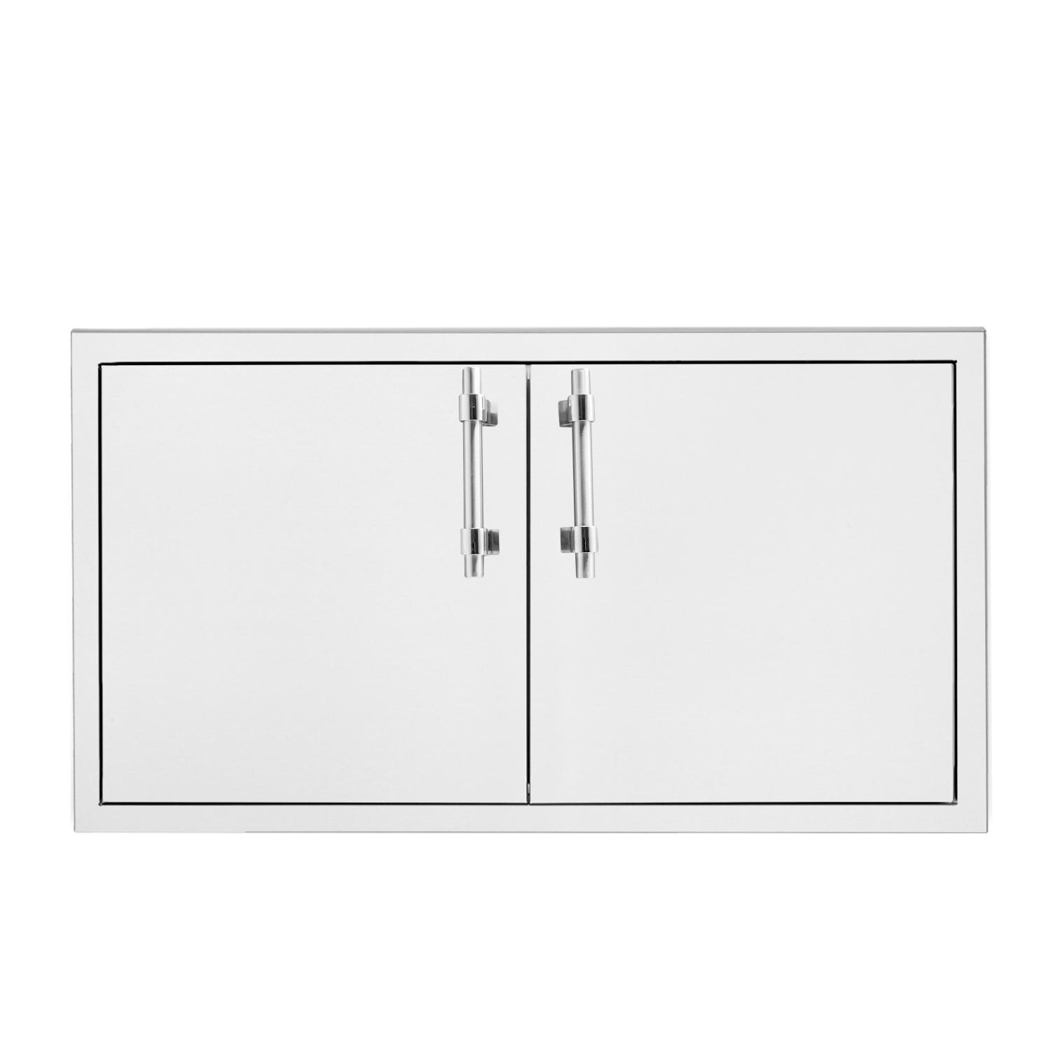 American Made Grills 36-Inch Double Access Door w/ Encore & Muscle Handles - SSDD-36AMG