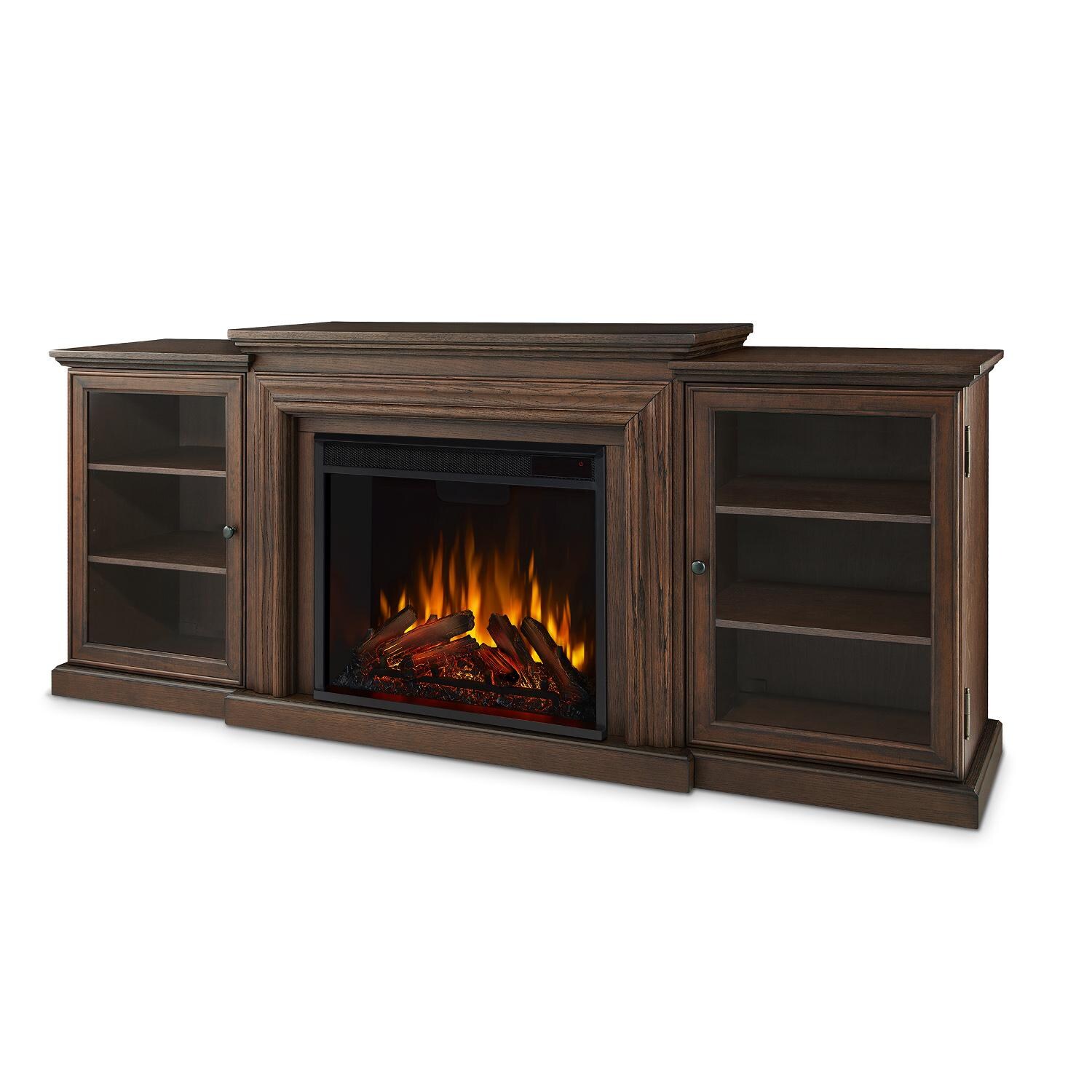 Real Flame - 7740E-CO - Frederick 72-Inch Electric Fireplace Entertainment Center - Chestnut Oak - Front thumbnail