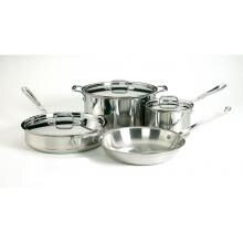 All-Clad Copper-Core Stainless Steel 7-Piece Cookware Set image