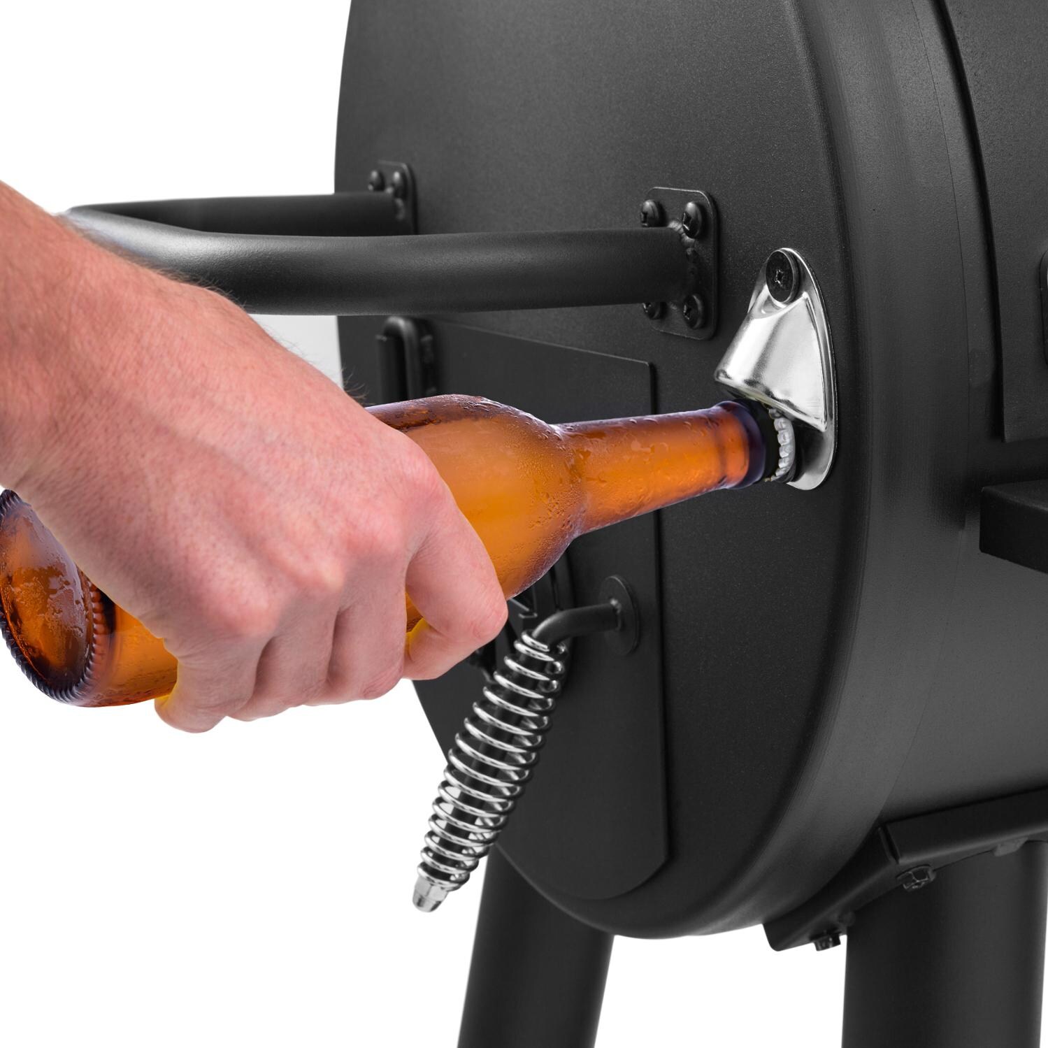 Broil King 958050 Regal Charcoal Offset 500 Smoker - Bottle Opener - Detail thumbnail