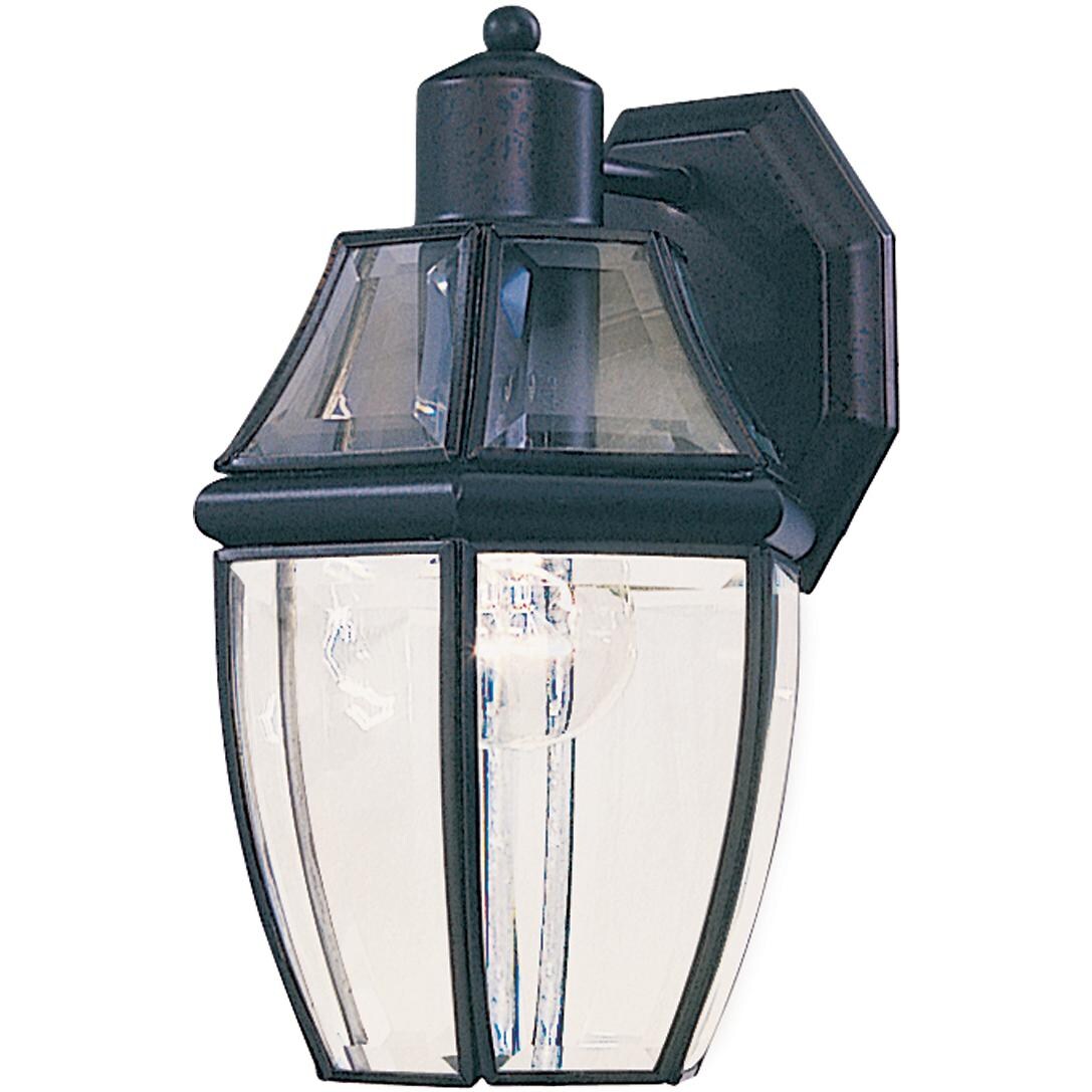 Maxim South Park One Light 10-Inch Outdoor Wall Light - Black - 4010CLBK image