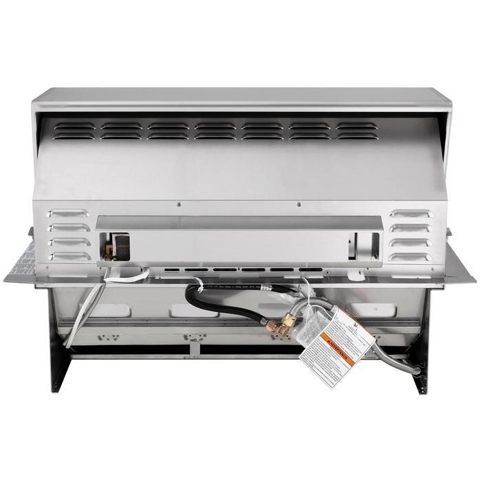 KitchenAid 30-Inch Built-In Propane Gas Grill - Grill Rear thumbnail