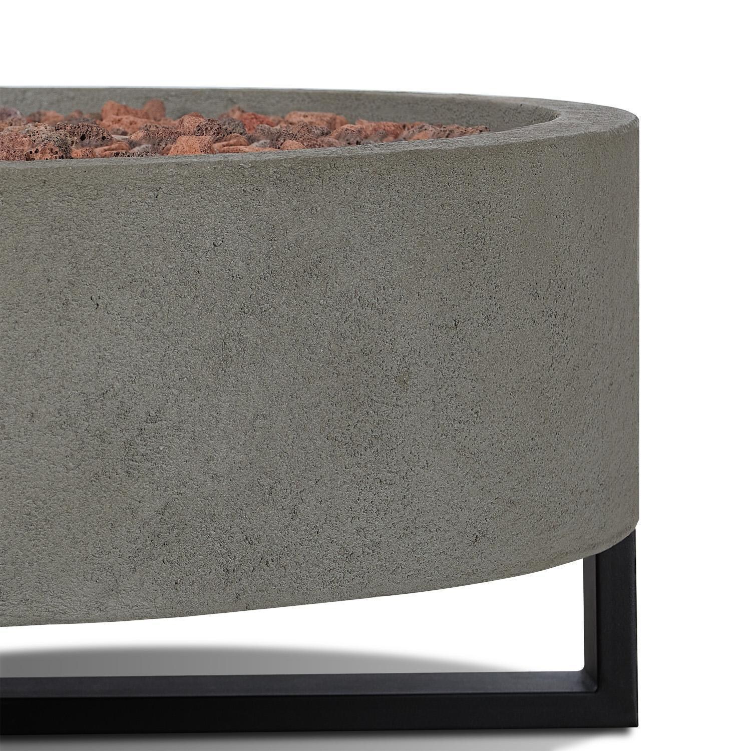 Lakeview Outdoor Designs SC-840LP-GLG Harborwood 40-Inch Round Propane Gas Fire Bowl - Detail thumbnail