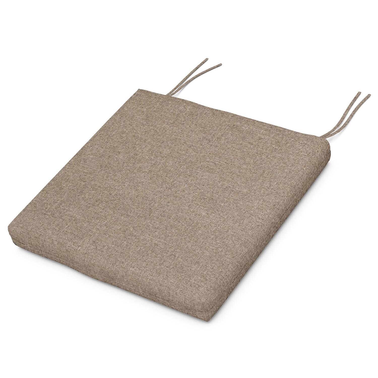 POLYWOOD Outdoor Standard Seat Cushion - 17 X 18.5-Inch - Spiced Burlap thumbnail