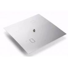 HPC 30-Inch Square Flat Stainless Steel Fire Pit Pan image