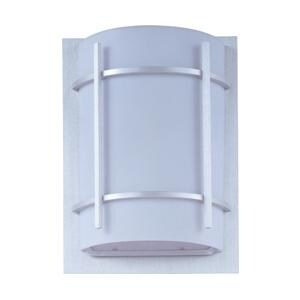 Maxim Luna One Light 12-Inch LED Outdoor Wall Light - Brushed Metal - 55215WTBM