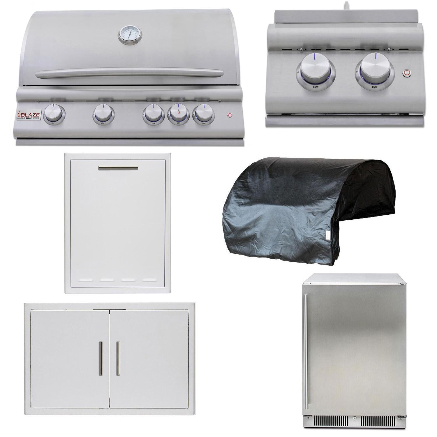 Blaze LTE+ Marine Grade 6-Piece 32-Inch Propane Outdoor Kitchen Package