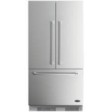DCS 72-Inch Built-In French Door Refrigerator With Stainless Panels