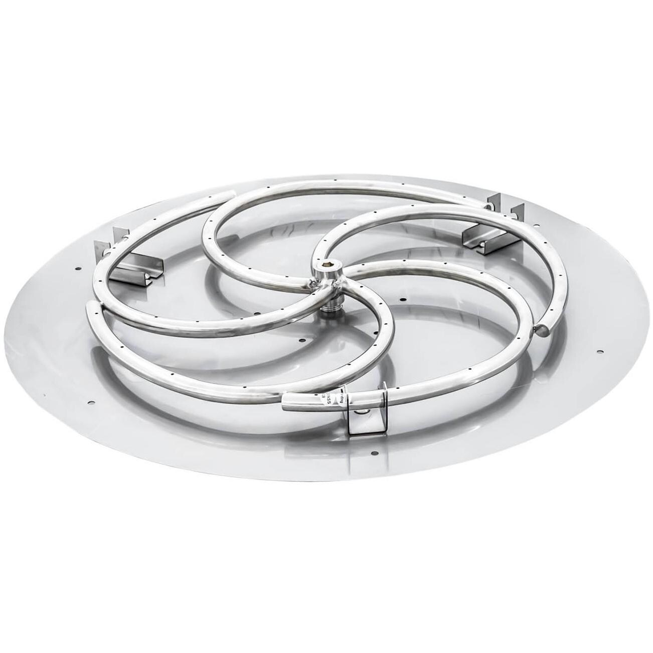 Firenado 24-Inch Flat Round Stainless Fire Pit Burner Pan ...