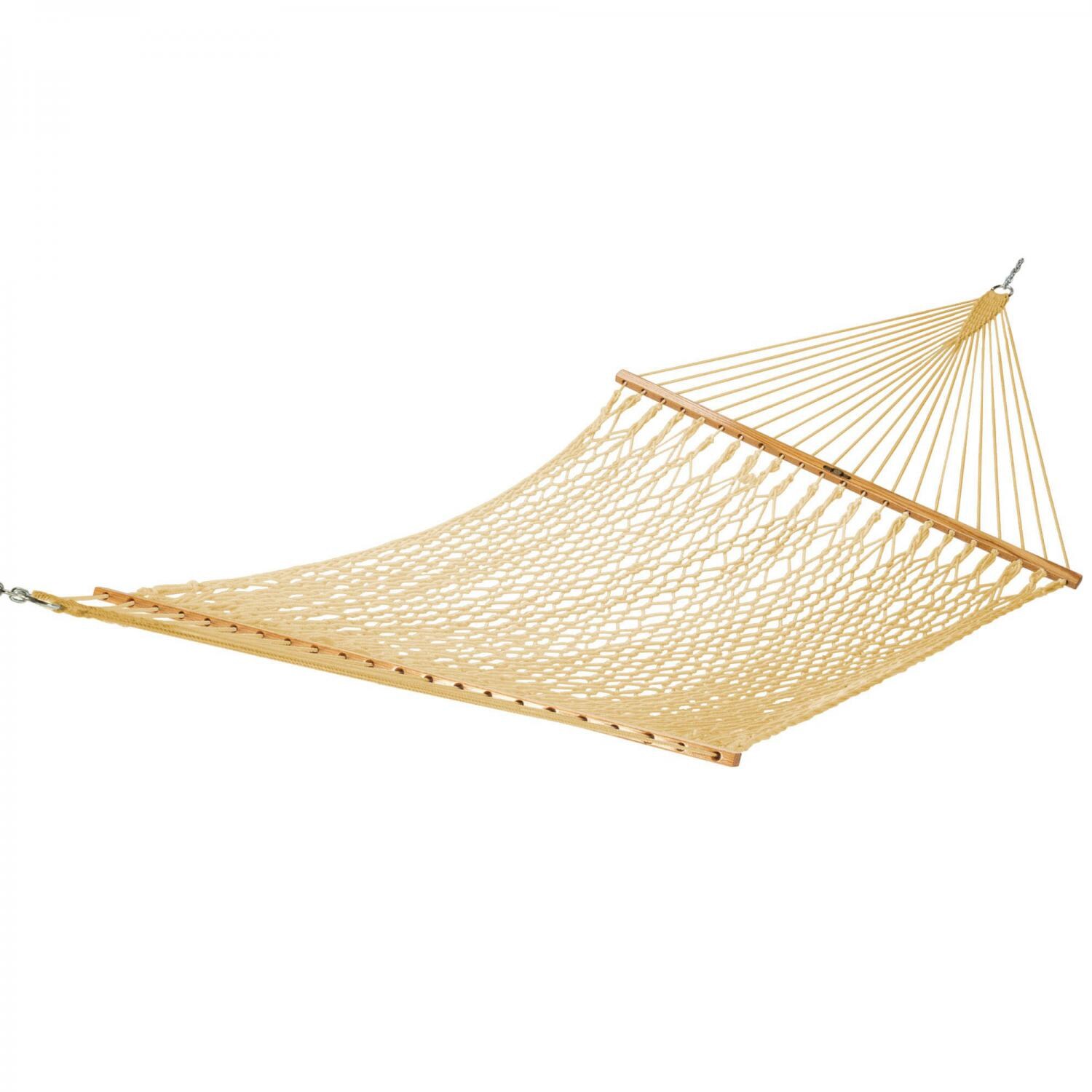 Pawleys Island Presidential Size Original DuraCord Rope Hammock - Tan