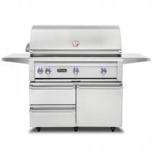 Viking Professional 5 Series 42-Inch Propane Gas Grill With One Infrared Burner And Rotisserie - VQGFS5420LSS image