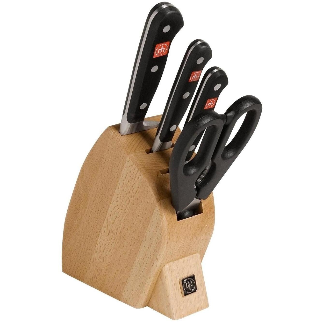Wusthof Classic 5-Piece Studio Knife Block Set - Natural thumbnail