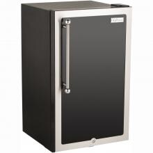 Fire Magic 20-Inch 4.0 Cu. Ft. Echelon Black Diamond Right Hinge Compact Refrigerator - Black - 3598H-DR image