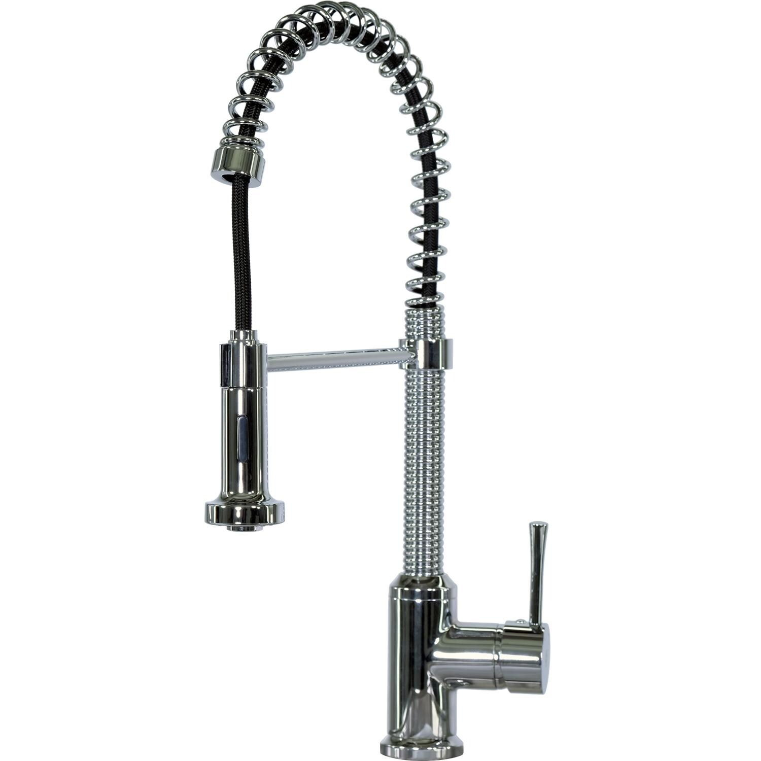 BBQGuys - BBQ-N96565-PC - Single Handle Pull-Down Coil Spring Faucet thumbnail