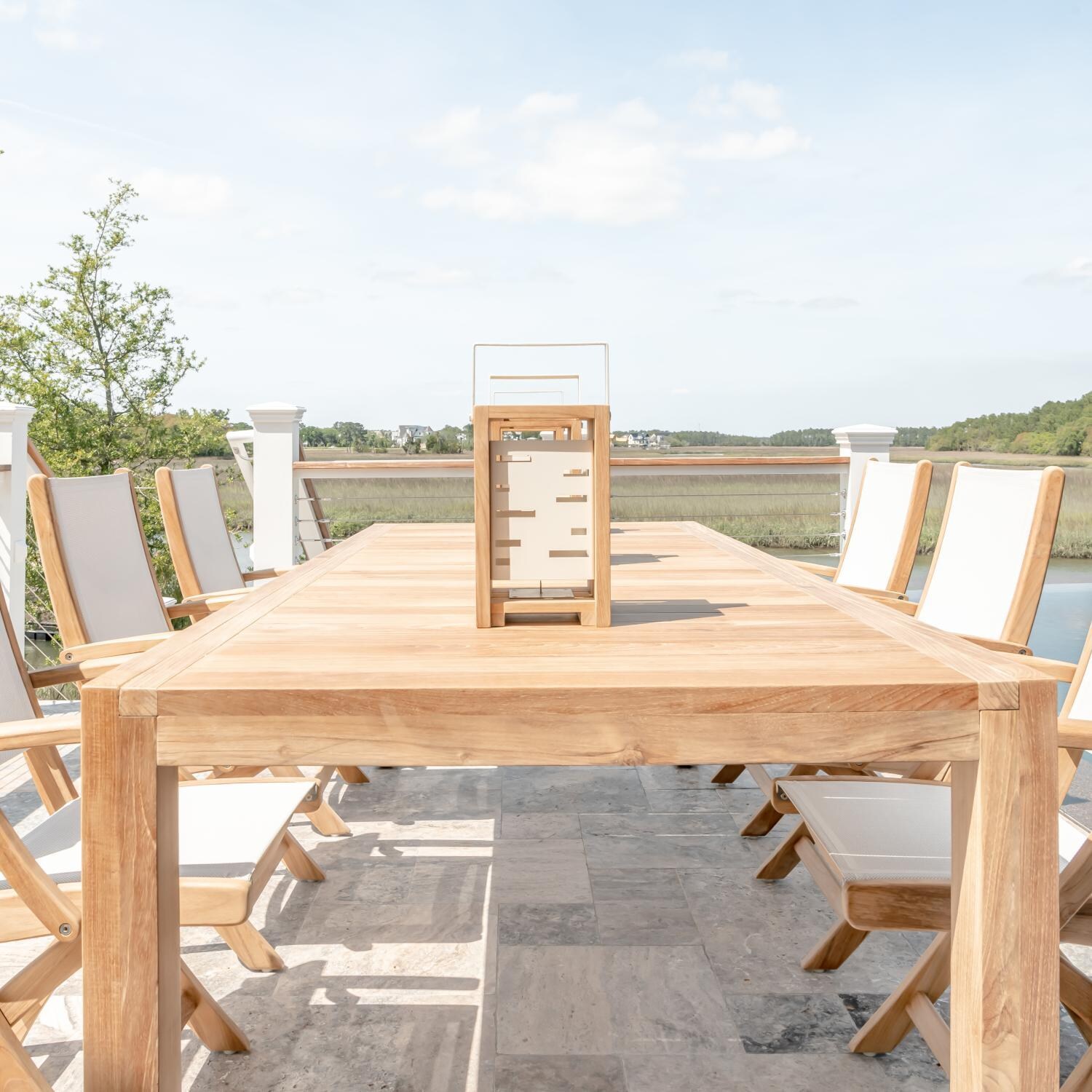 Teak + Table Cayman 95 Inch Rectangle Dining Table - Dining - Lifestyle thumbnail