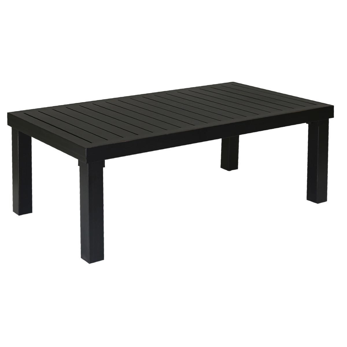 Sunset West 3001-CT Monterey 44 X 24 Inch Rectangular Aluminum Patio Coffee Table thumbnail