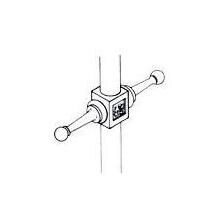 American Gas Lamp Works LR114 Black Cast Aluminum Gas Light Ladder Rest For 3 Inch Posts image