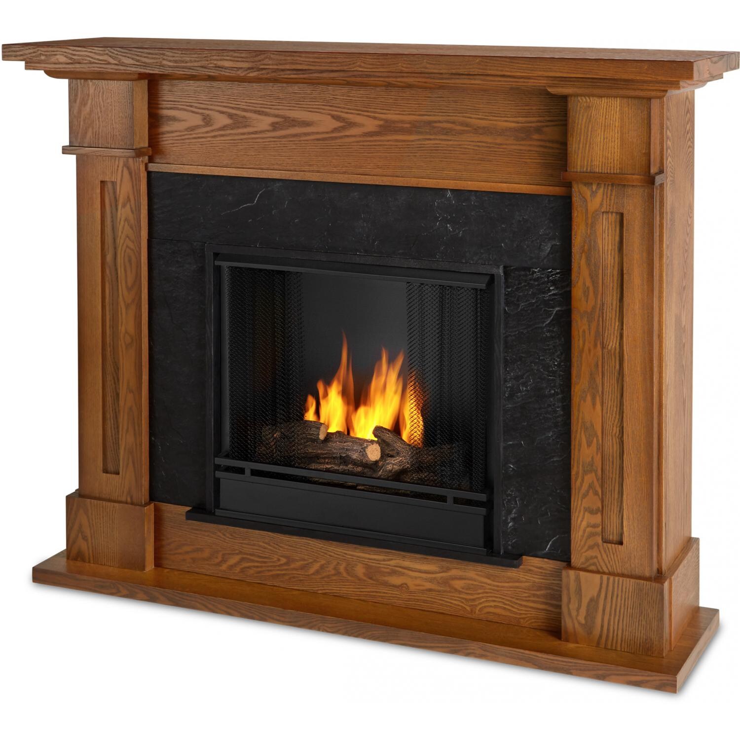 Real Flame Kipling Gel Fireplace - Main - Burnished Oak thumbnail