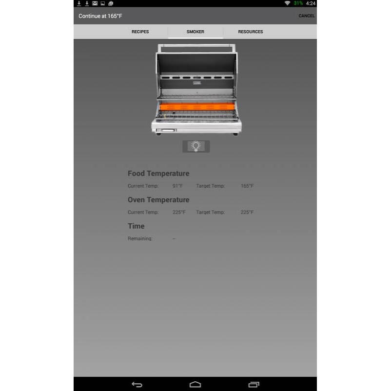 Lynx Sonoma 30-Inch Stainless Steel Built-In/Countertop Gas Smoker - Android Tablet App Temperature And Timer thumbnail