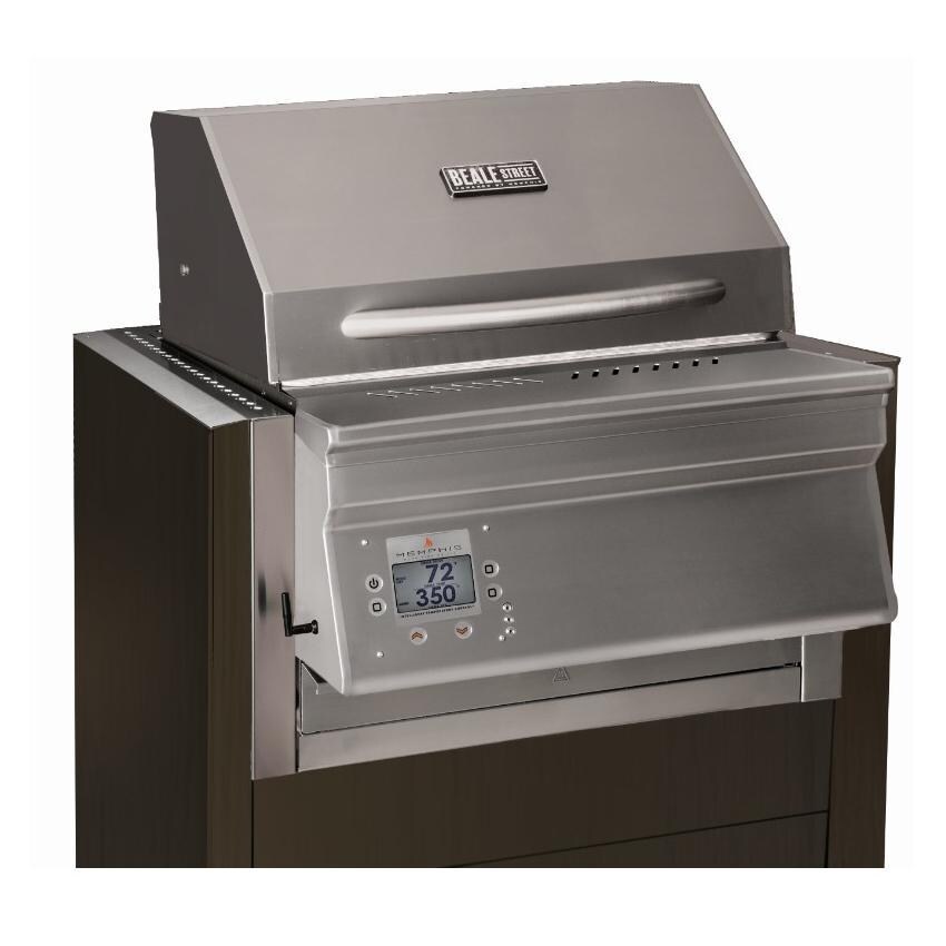 Memphis Grills BGBS26 Beale Street Wi-Fi Controlled 26-Inch Built-In 430 Stainless Steel Pellet Grill -  Angled View thumbnail