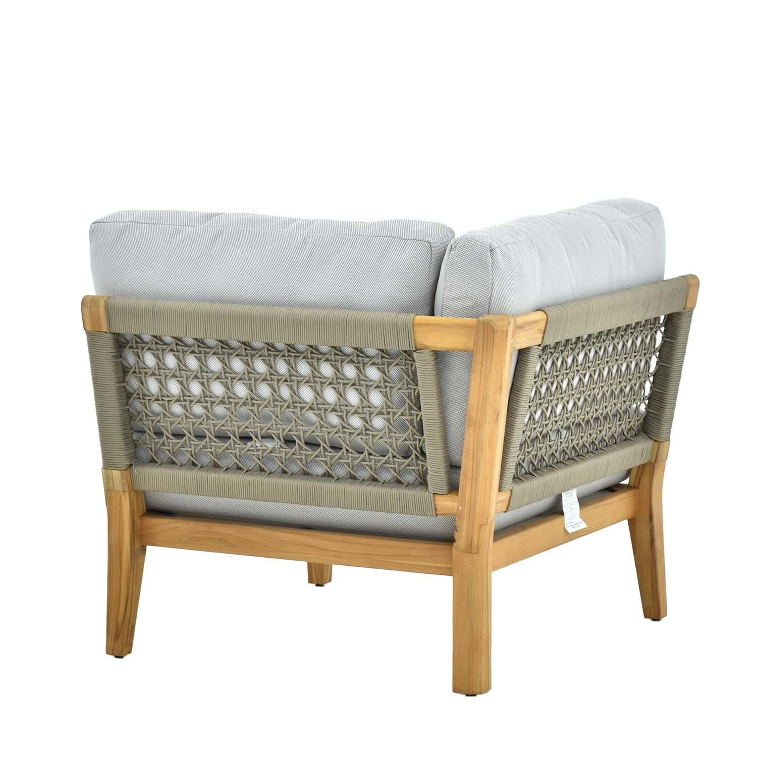 Peninsula Way 9 Pc Set Teak Seating Set By Lakeview Outdoor Designs - Corner Back View - Detail thumbnail