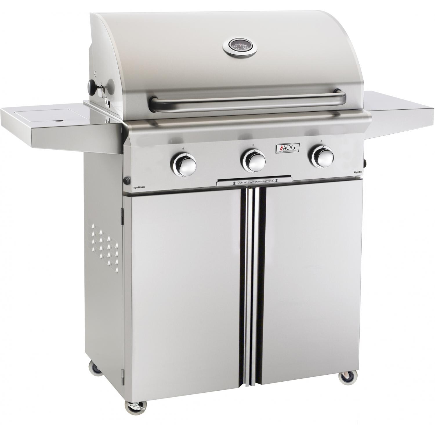 American Outdoor Grill L-Series 30-Inch 3-Burner Propane Gas Grill - 30PCL-00SP