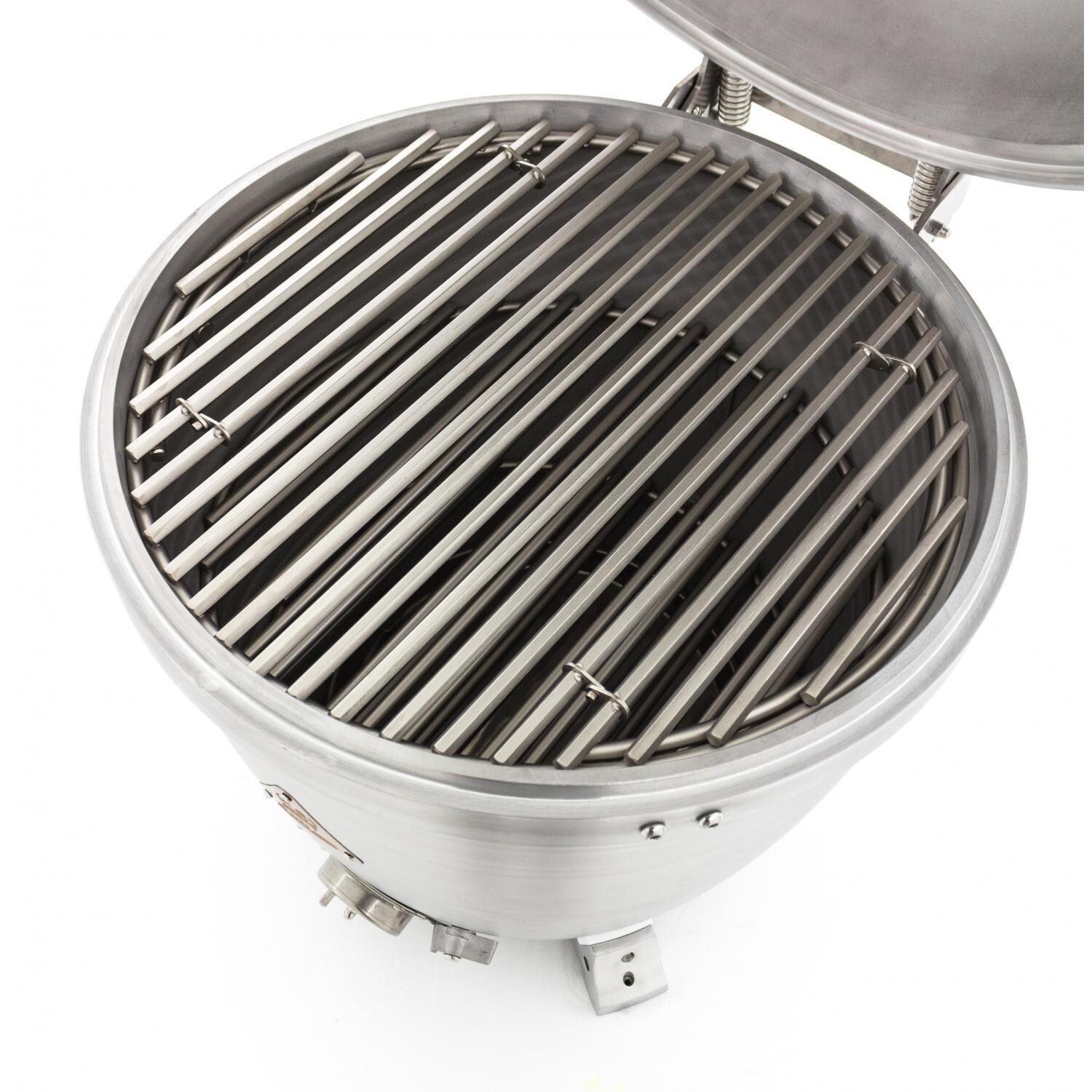 Blaze - BLZ-20-KAMADO - 20-Inch Cast Aluminum Kamado Grill - Stainless Steel Cooking Grate thumbnail