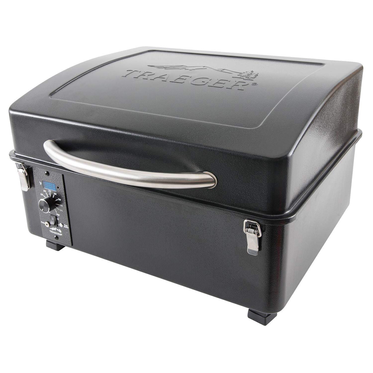 Traeger Scout Portable Tabletop Grill - Right Side Angled View thumbnail