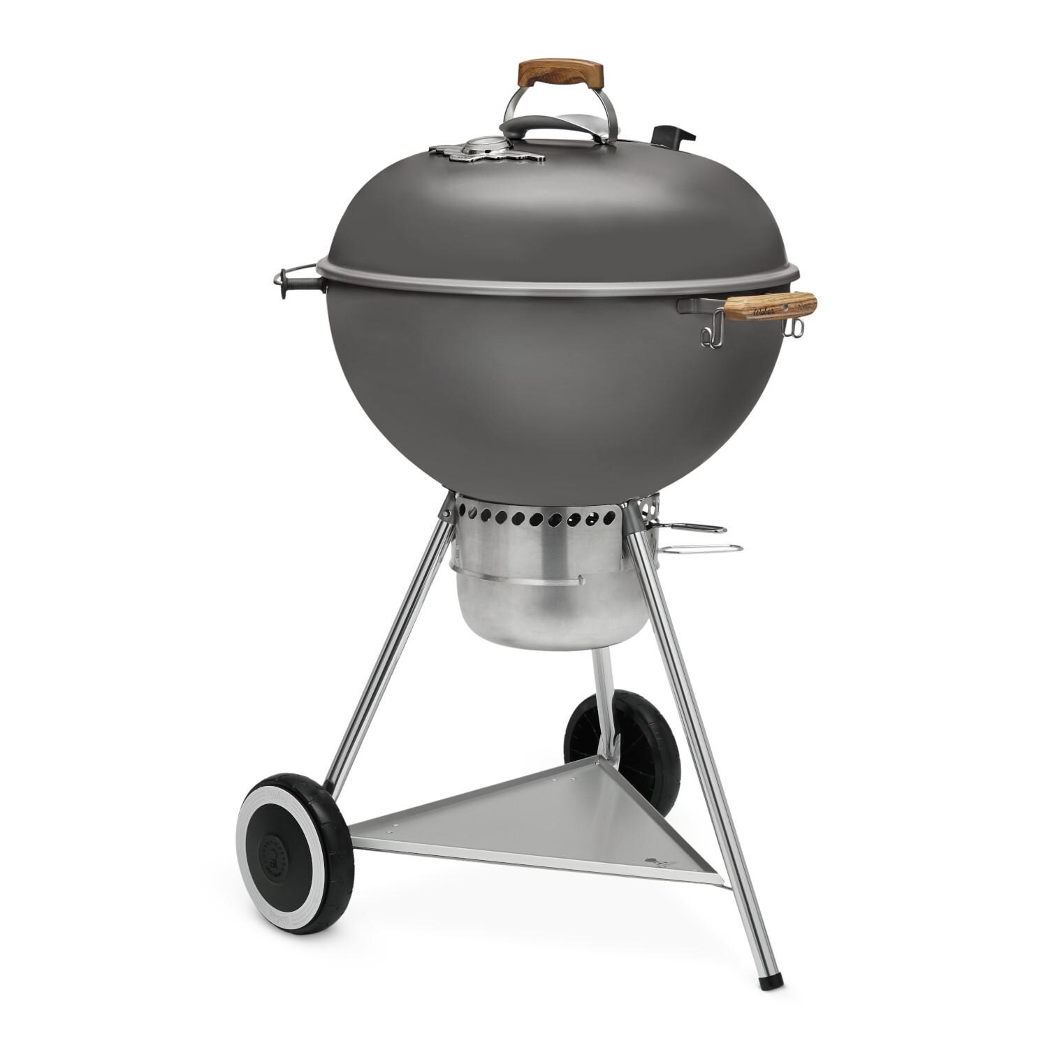 Weber 19521001 70th Anniversary Kettle 22-Inch Charcoal Grill - Side View thumbnail