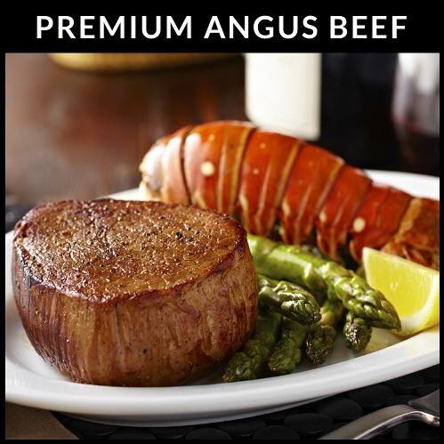 Cold Worked Filet Surf & Turf - 4 (6oz) Filet Mignons & 4 (6oz) Cold Water Lobster Tails ...