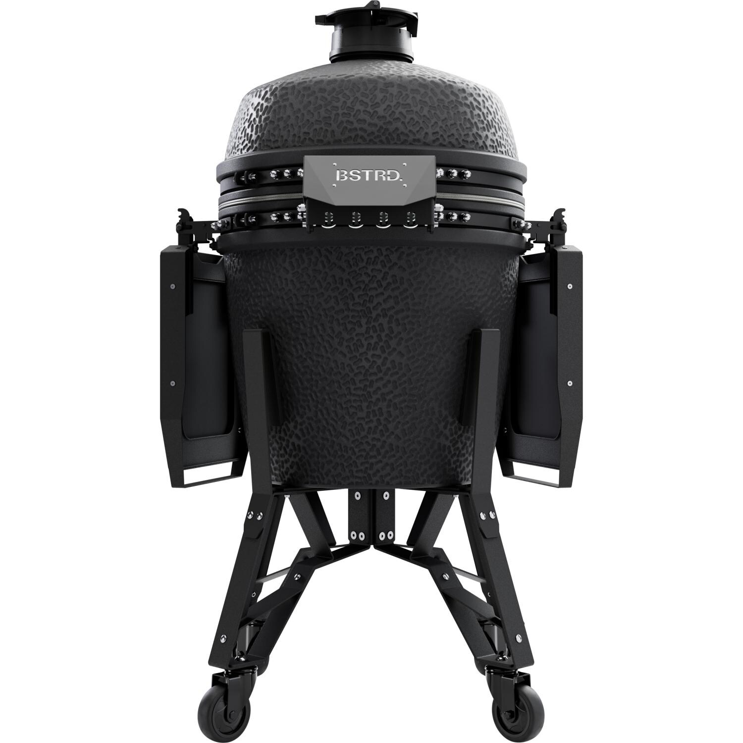 BSTRD.PRO BP301G-USA Large Complete Kamado Grill in Graphite - Back - White Background thumbnail