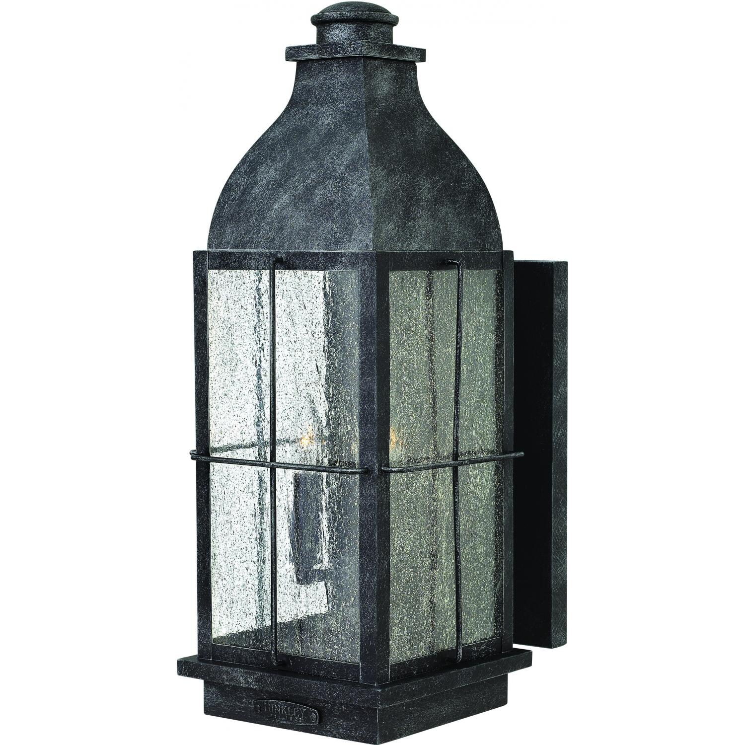 Hinkley Lighting Bingham Three Light 21-Inch Outdoor Wall Light - Greystone - 2045GS