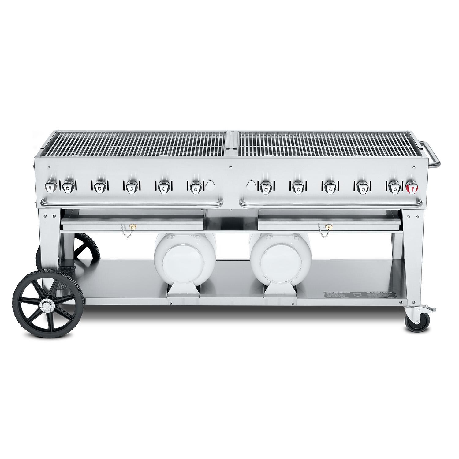 Crown Verity CV-CCB-72 72-Inch Club Series Grill W/Horizontal Tanks thumbnail