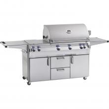 Fire Magic Echelon Diamond E660s 30-Inch Natural Gas Grill With One Infrared Burner, Analog Thermometer And Double Side Burner - E660s-4LAN-71 image