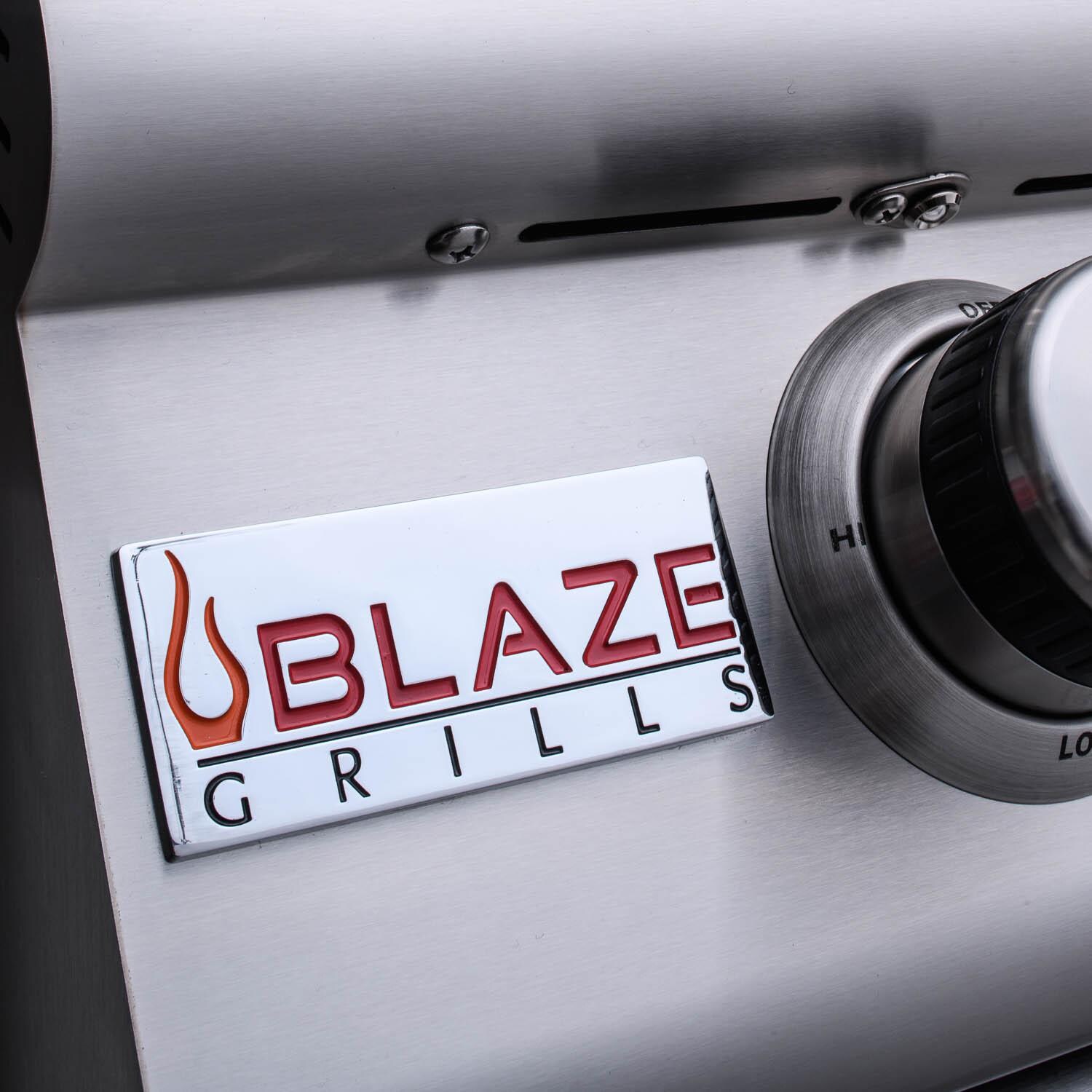 Blaze Premium LTE 32-Inch 4-Burner Built-In Propane Gas Grill With Rear Infrared Burner & Grill Lights - BLZ-4LTE2-LP