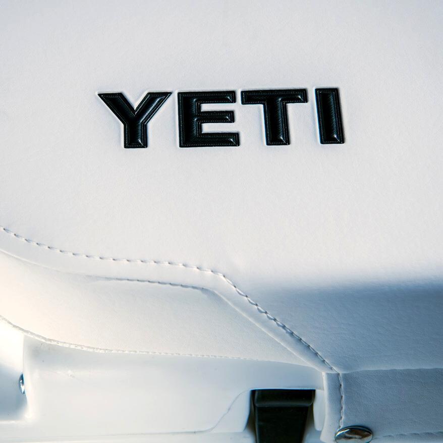 YETI Tundra White Seat Cushion - Closeup View thumbnail