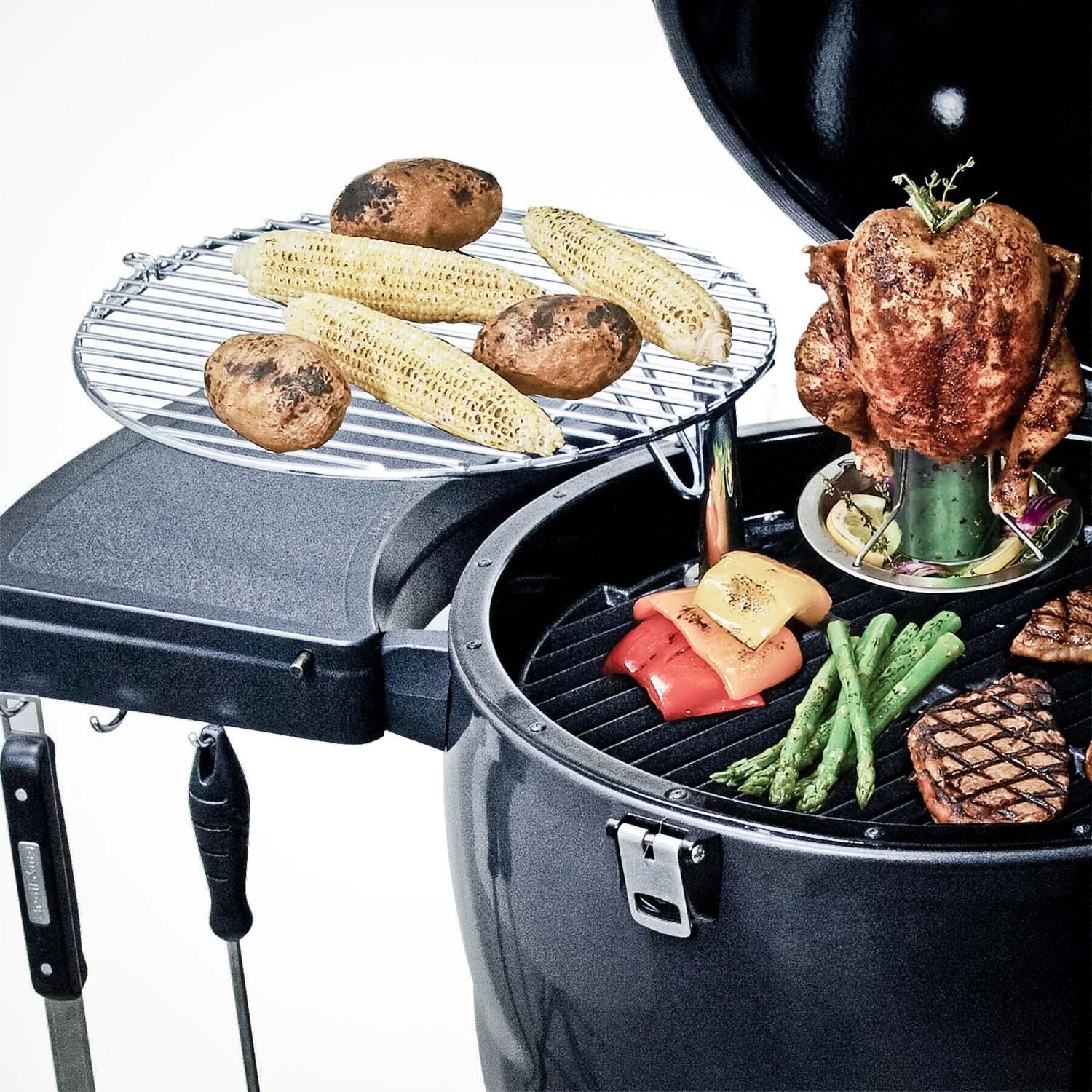 Broil King Keg 5000 Steel Charcoal Kamado Grill - Gray - Grilling - Lifestyle thumbnail