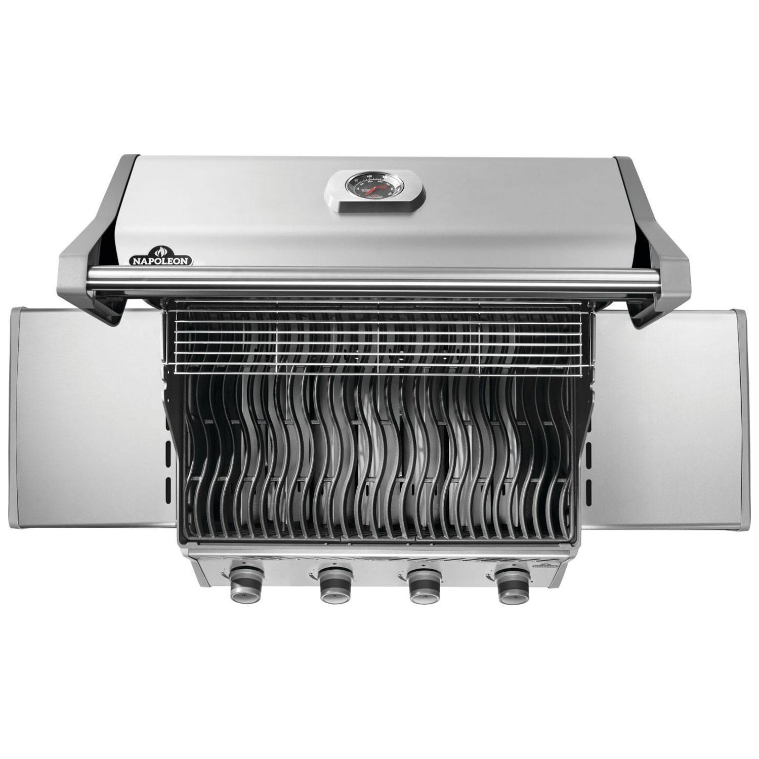 Napoleon R525PSS-2 Rogue 525 Propane Gas Grill - Stainless Steel- Wave Cooking Grids - Overhead View - Detail thumbnail