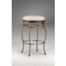 Hillsdale Bordeaux 26 Inch Backless Swivel Counter Stool - Bronze Pewter - 4358-827