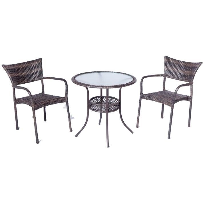 Alfresco Home Tutto All Weather Wicker Bistro Set
