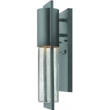 Hinkley Lighting Shelter One Light 16-Inch Dark Sky Outdoor Wall Light - Hematite - 1326HE