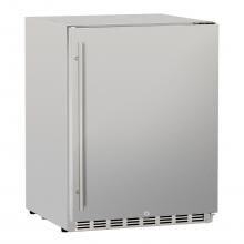 Summerset 24-Inch 5.3 Cu. Ft. Deluxe Right Hinge Outdoor Rated Compact Refrigerator - SSRFR-24D image