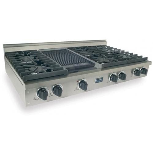 FiveStar Cooktops 48 Inch 6 Burner Natural Gas 6 Burner Cooktop With