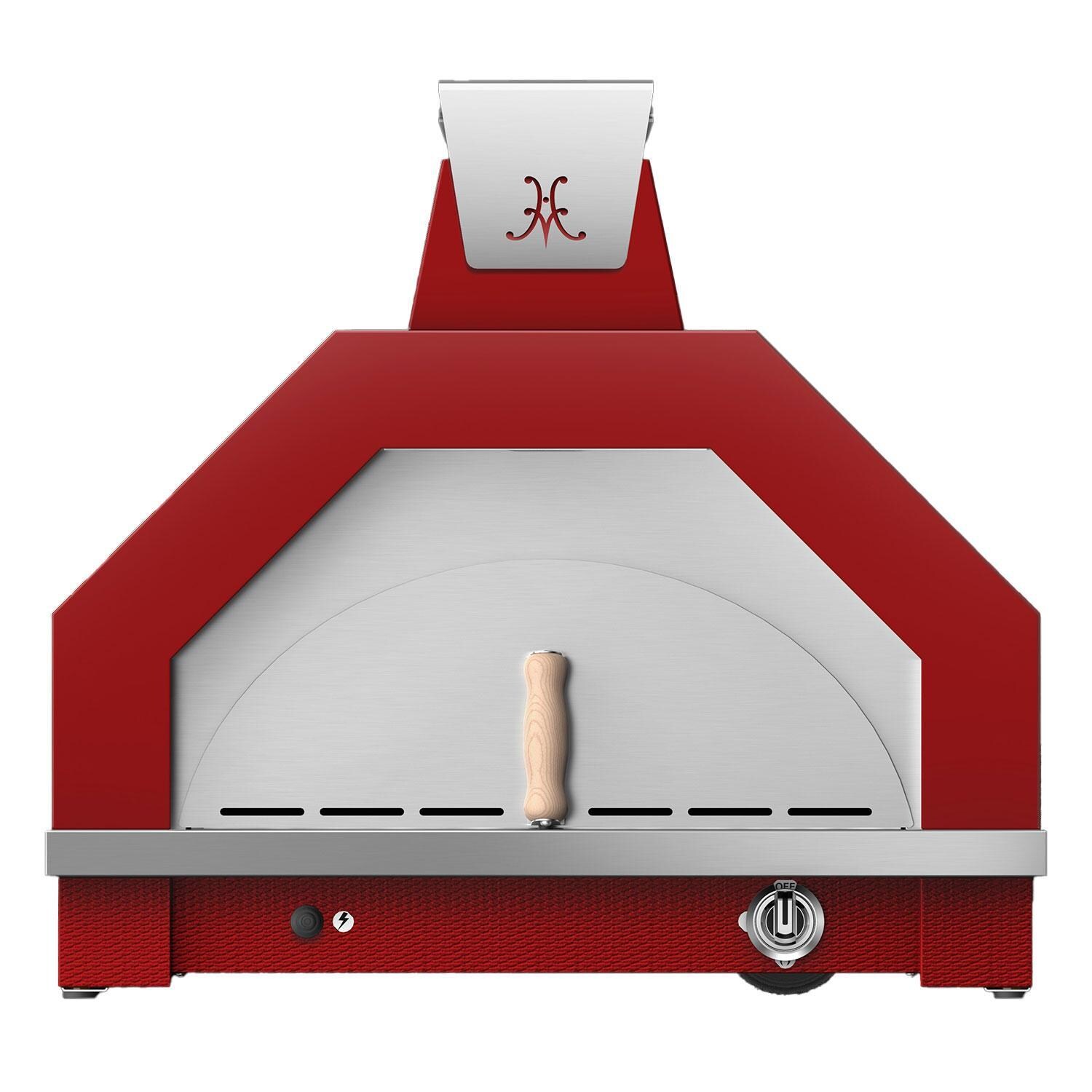 Hestan Campania 32 Inch Countertop Stainless Steel Propane Pizza Oven w/ Light Kit - Matador - Display - White Background thumbnail