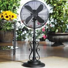Deco Breeze Ebony 18-Inch Adjustable Outdoor Pedestal Fan - DBF0624 image