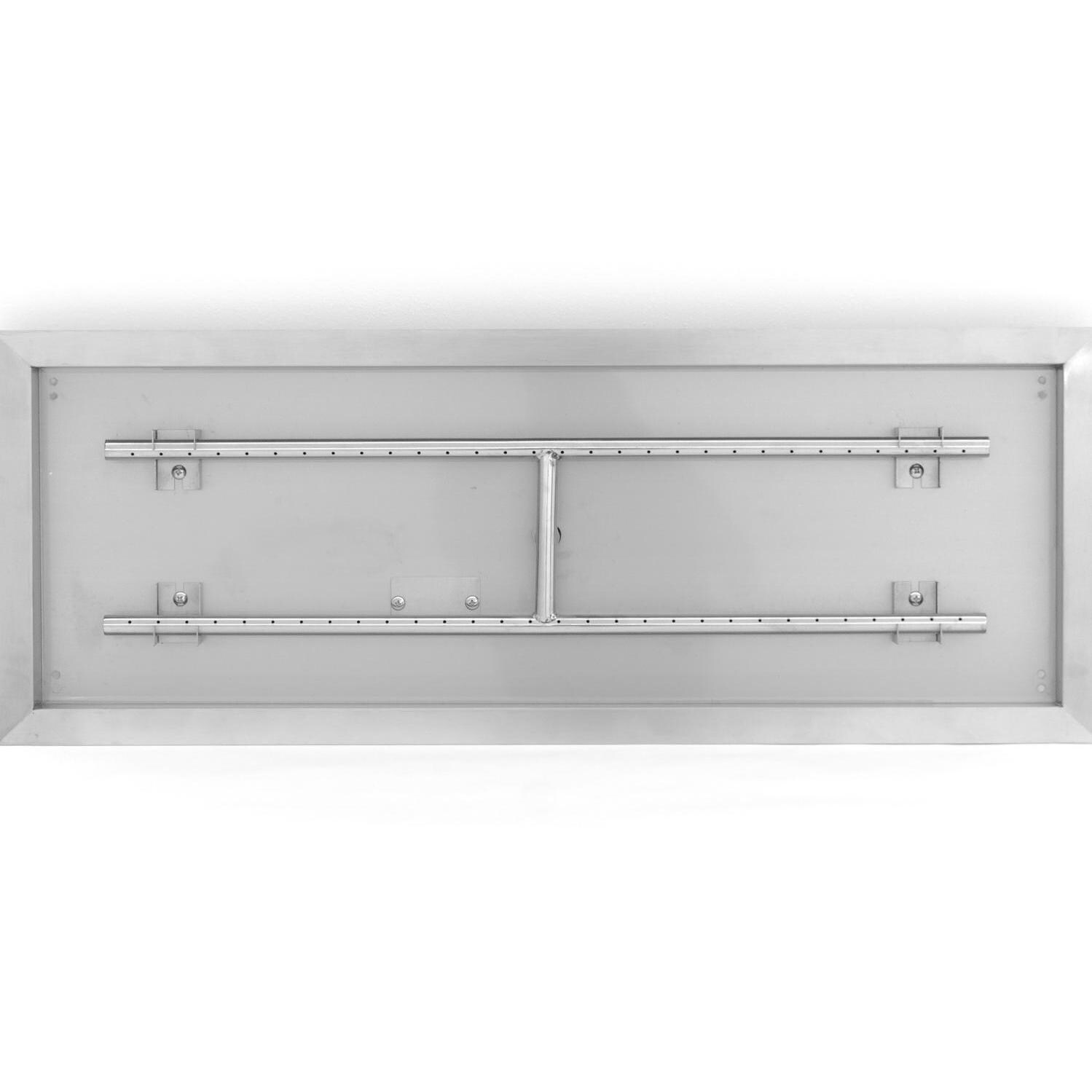 BBQGuys Signature Series Rectangular Drop-In Pan W/ H-Burner - Top View thumbnail