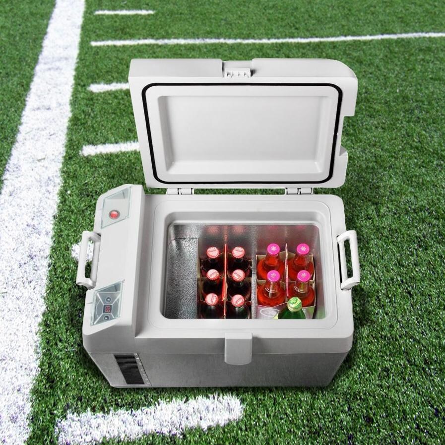 Summit 27 Quart Portable Commercial Refrigerator / Freezer - In Use thumbnail