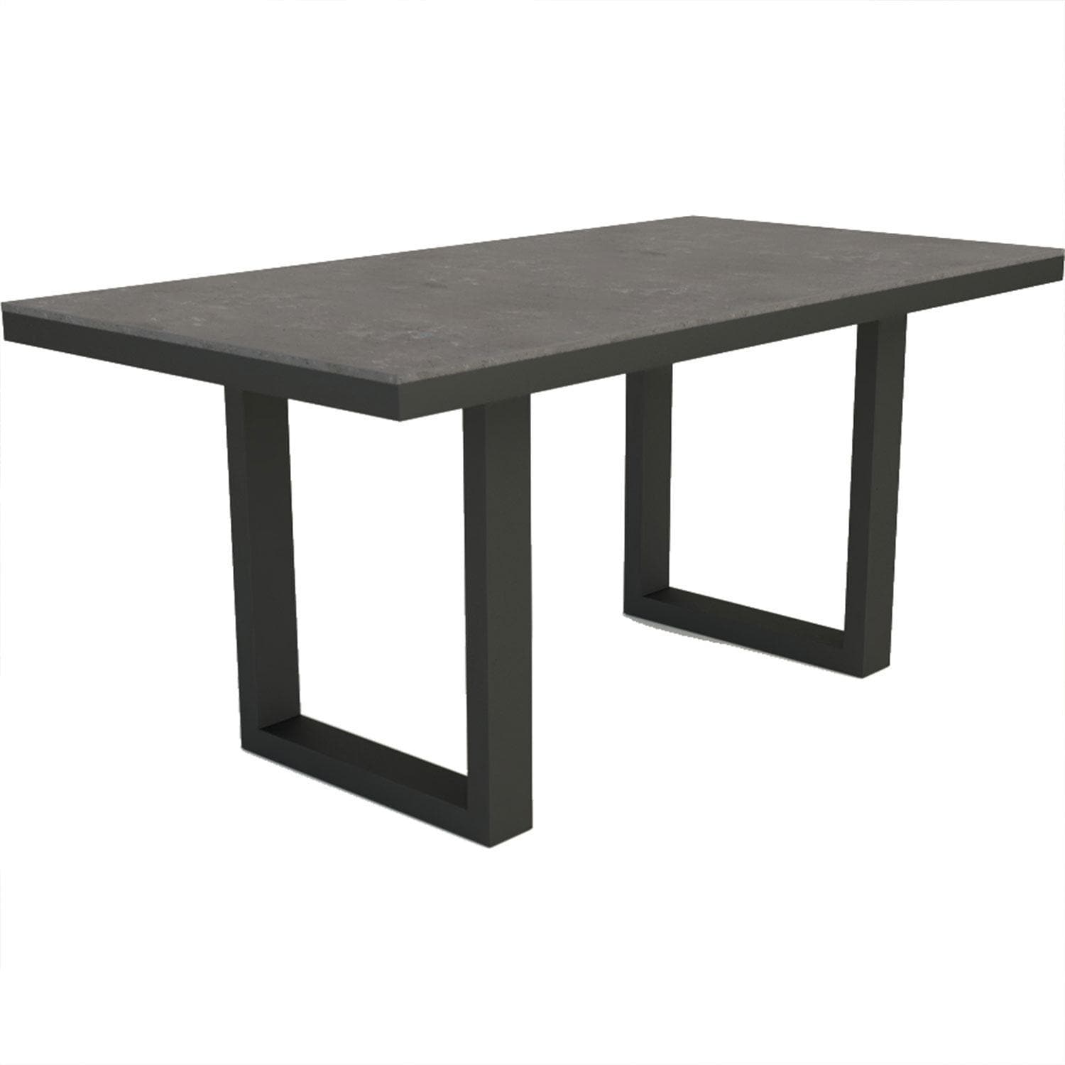 Timber 4 Pc Aluminum Lounge Set W/ Dining Table By KETTLER - Dining Table - White Background thumbnail